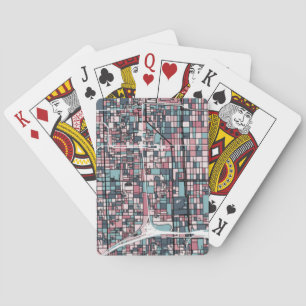 Baraja De Cartas Mapa de Kyoto Japón