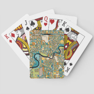Baraja De Cartas Mapa de la ciudad de Edmonton