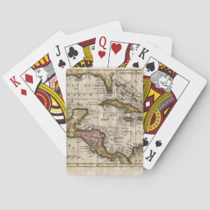 Baraja De Cartas Mapa de las Indias Occidentales de 1790 de Dilly y