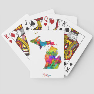 Baraja De Cartas Mapa de Michigan