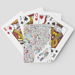 Baraja De Cartas Mapa de Tokio en Japón