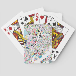 Baraja De Cartas Mapa de Tokio Japón