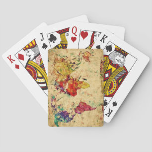 Baraja De Cartas Mapa del mundo de la cosecha