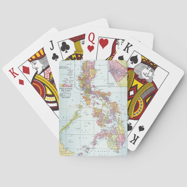 BARAJA DE CARTAS MAPA: FILIPINAS, 1905 (Reverso)