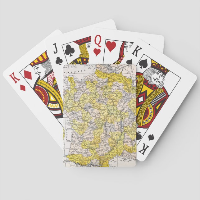 BARAJA DE CARTAS MAPA: FRANCIA (Reverso)