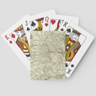 Baraja De Cartas Mapa Ohio y ferrocarril de Mississippi
