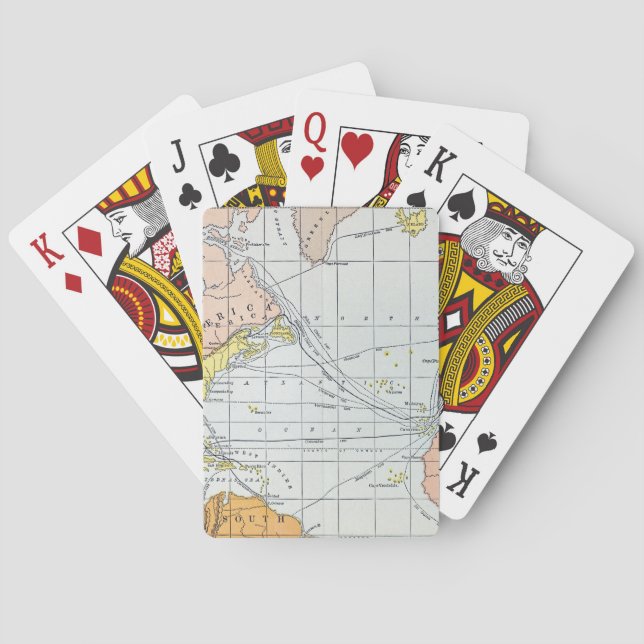BARAJA DE CARTAS MAPA: VOYAGES ATLÁNTICOS (Reverso)