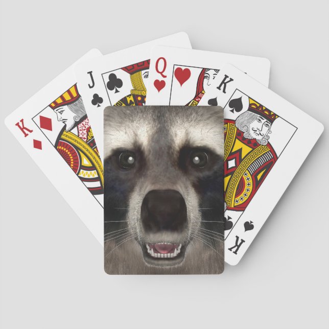 Baraja De Cartas Mapache (Reverso)