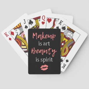 Baraja De Cartas Maquillaje es arte La belleza es espíritu