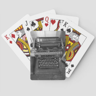 Baraja De Cartas Máquina De Madera Subterránea Vintage
