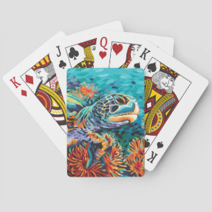 Baraja De Cartas Mar corazón