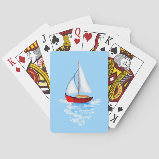 Baraja De Cartas Mar de mar (Reverso)