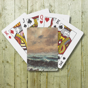 Baraja De Cartas Mar de otoño – Gustave Courbet