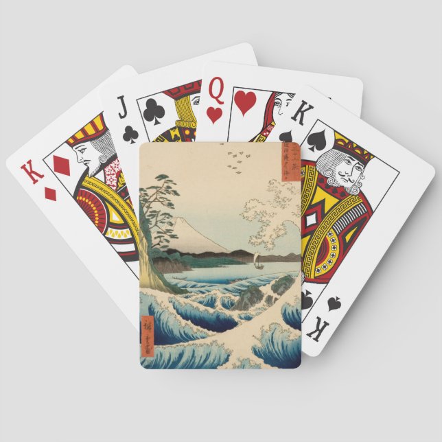 Baraja De Cartas Mar de Satta Hiroshige (Reverso)
