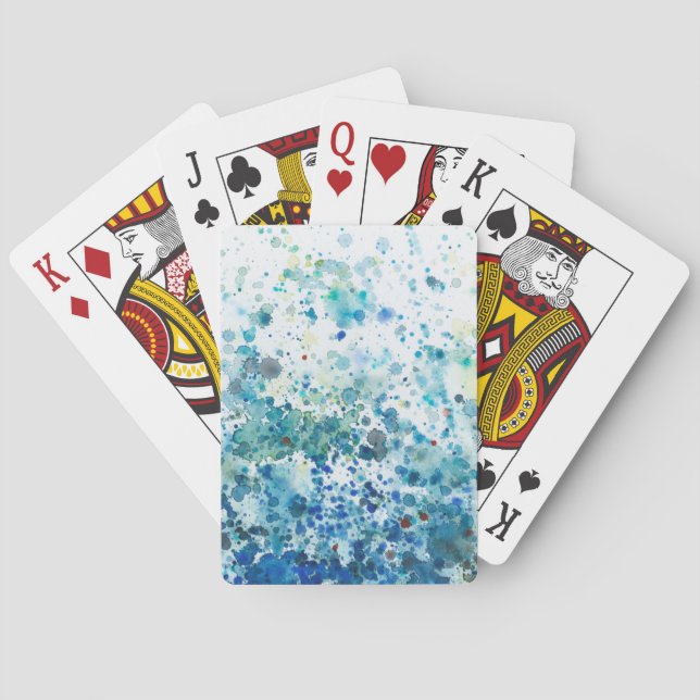 Baraja De Cartas Mar manchado I (Reverso)
