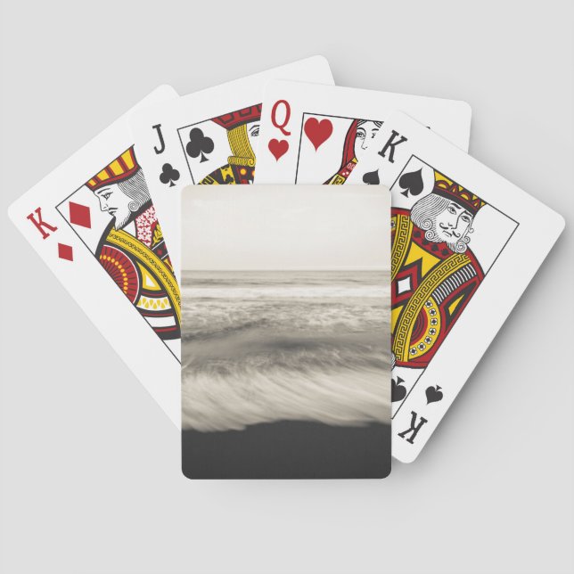 Baraja De Cartas Maravilla B&W, Hawaii (Reverso)