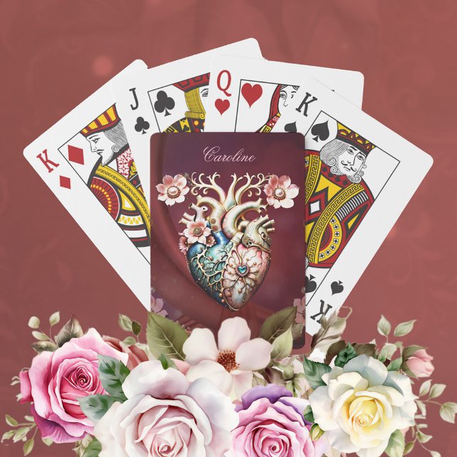 Baraja De Cartas Maravilloso y elegante corazón noble. (Subido por el creador)
