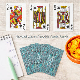Baraja De Cartas Marble Waves