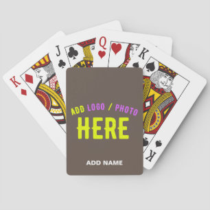 BARAJA DE CARTAS MARCA VERIFICADA DE CAFÉ DE PERSONALIZABLE ESTILO 