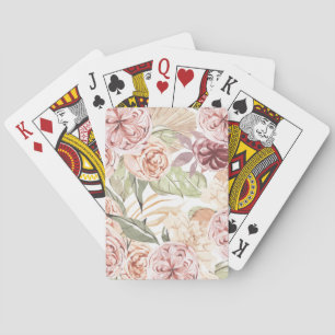 Baraja De Cartas Marco floral