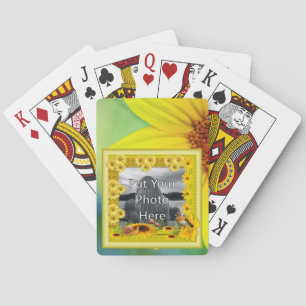 Baraja De Cartas Marco fotográfico Sunshine amarillo girasol