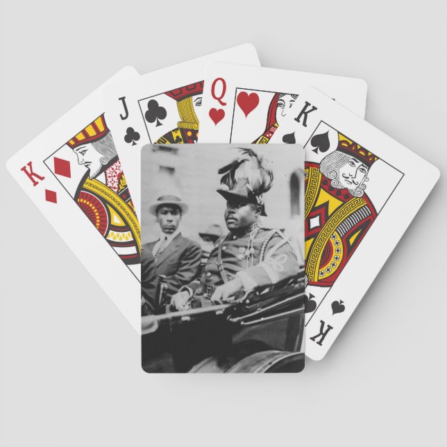 Baraja De Cartas Marcus Garvey en 1922 (Reverso)