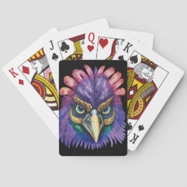 BARAJA DE CARTAS MARDI GRAS BIRD DE COLORES PASTEL
