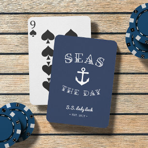 Baraja De Cartas Mares el día   Barco personalizado