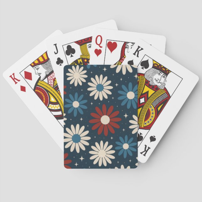 Baraja De Cartas Margaritas Americanas (Reverso)