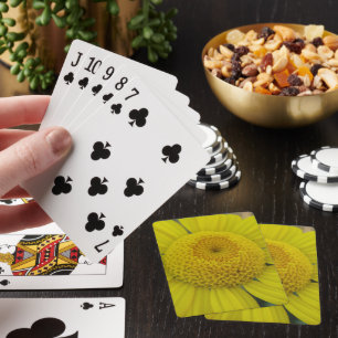 Baraja De Cartas marguerita amarillo bonito