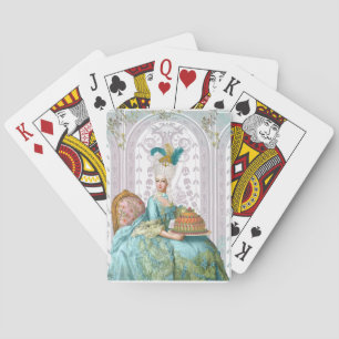 Baraja De Cartas Marie Antoinette en Aqua