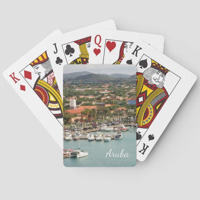 Baraja De Cartas Marina de Aruba (Reverso)