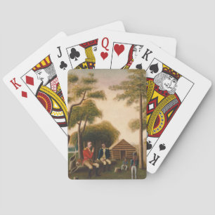 Baraja De Cartas Marion Festejando al oficial británico