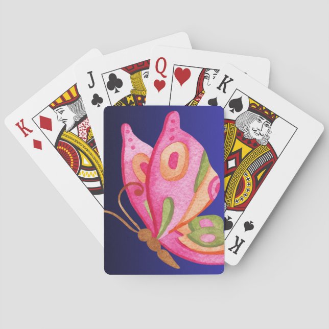 Baraja De Cartas Mariposa (Reverso)