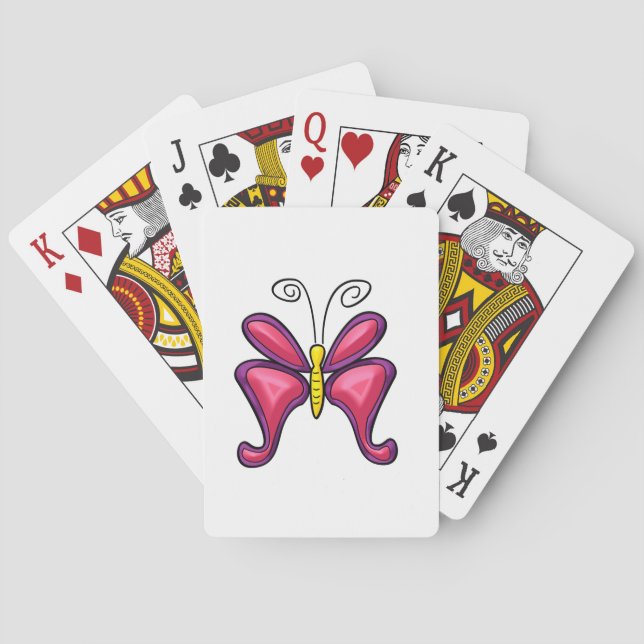 Baraja De Cartas Mariposa (Reverso)