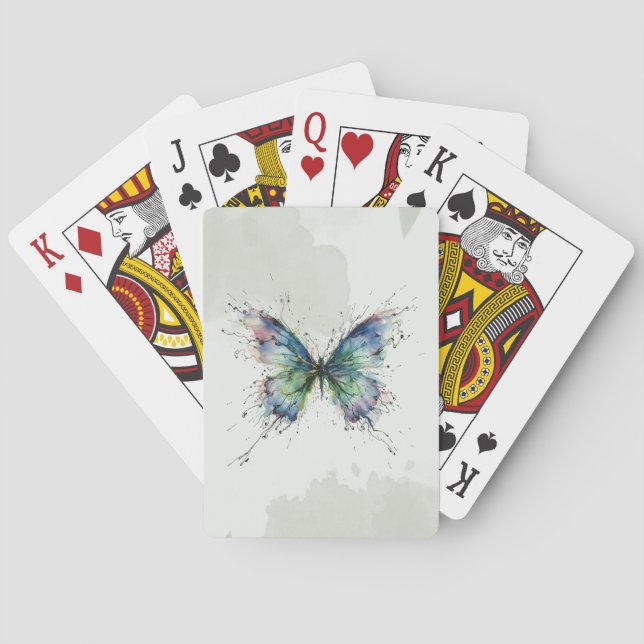 Baraja De Cartas Mariposa (Reverso)