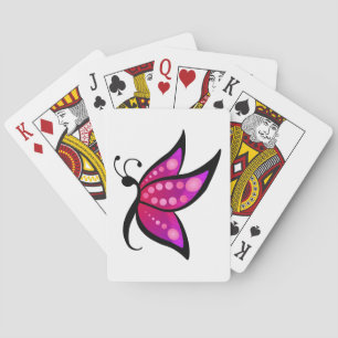 Baraja De Cartas Mariposa abstracta