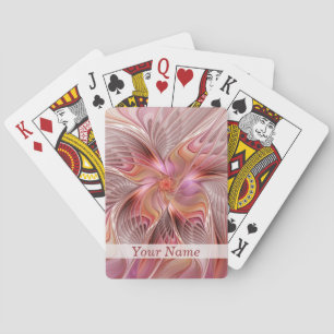 Baraja De Cartas Mariposa Abstracta Colorida Fantasía Nombre Fracta