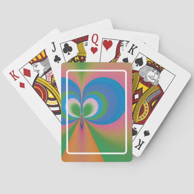 Baraja De Cartas Mariposa Azul (Reverso)