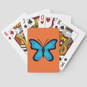 Baraja De Cartas Mariposa azul
