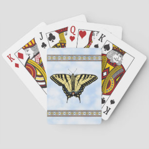 Baraja De Cartas Mariposa Cola de Golondrina Amarilla del Sudoeste