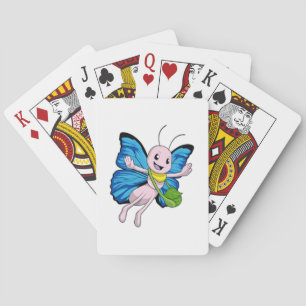 Baraja De Cartas Mariposa con bolso