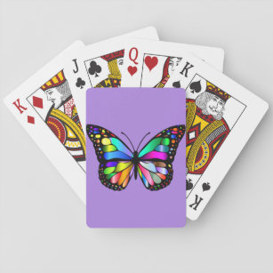 Baraja De Cartas Mariposa con colores vivos: elige tus colores