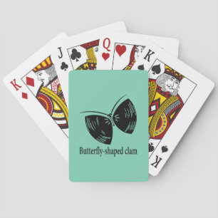 Baraja De Cartas mariposa de almeja