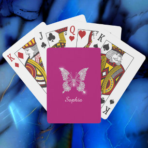 Baraja De Cartas Mariposa de diamante blanco, nombre del guión, Fuc