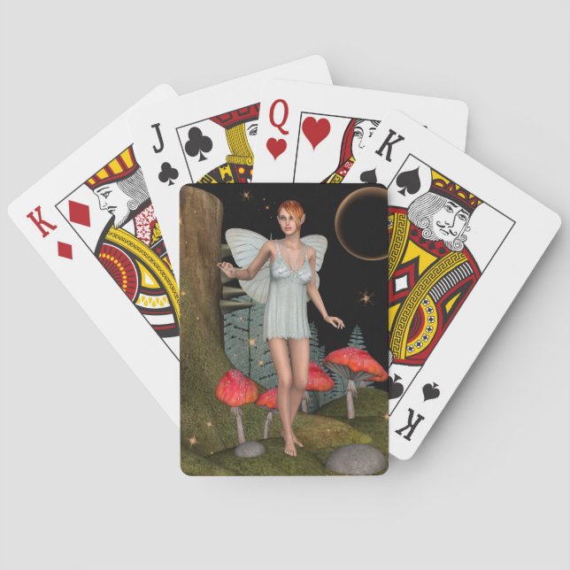 Baraja De Cartas Mariposa de hadas (Reverso)