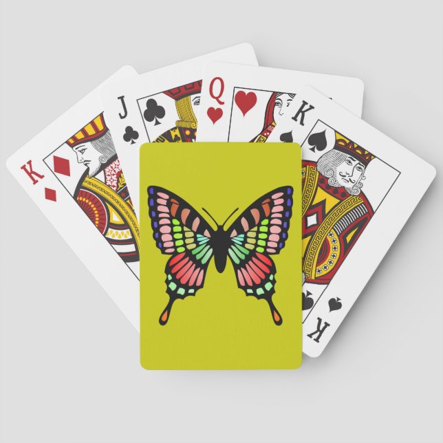 Baraja De Cartas Mariposa de Prisma (Reverso)