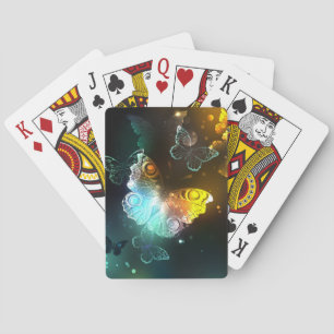 Baraja De Cartas Mariposa luminosa y mariposas nocturnas