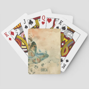 Baraja De Cartas Mariposa personalizable