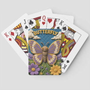 Baraja De Cartas Mariposa Prado Salvaje Moderno KlayKoo